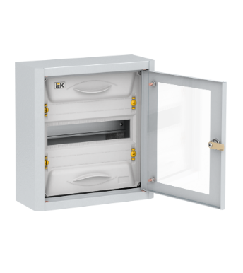 Фотография товара 'IEK TITAN 5 Корпус металлический ЩРн-12 прозрачная дверь IP31 УХЛ3 MKM16-N-012-31-Z-U'