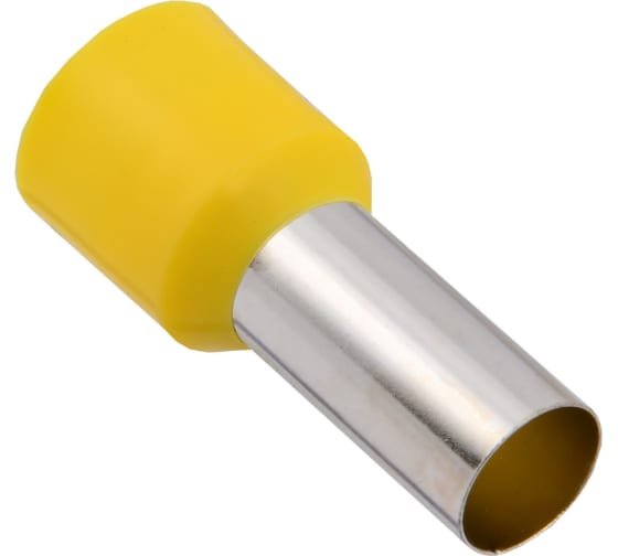 Фотография товара 'IEK Наконечник НШВИ 25-16 25мм2 с изолированным фланцем (100шт/упак) UGN11-016-025-100-G'