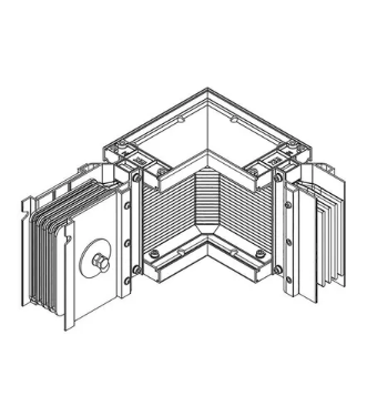 Фотография товара 'IEK LINEBAR Секция угловая правая 2000А Al 3L+N+PER IP55 транспортировочная LB-2000A4-35-F-LR'