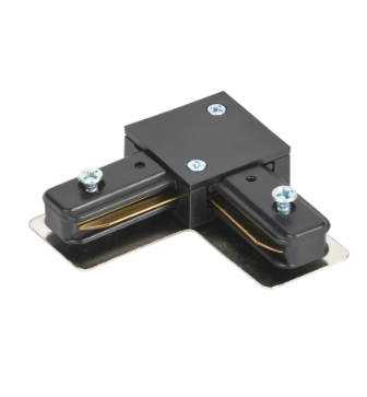 Фотография товара 'IEK LIGHTING Соединитель L-образный внутренний для однофазного шинопровода черный LT-SO0D-SLV-1-K02'