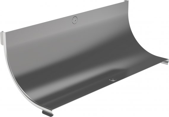 Фотография товара 'IEK Крышка поворота плавного 90град вертикального внутреннего (тип В10) ESCA 400мм CPV51D-0-90-400-08'