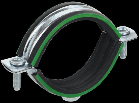 Фотография товара 'IEK ET-MP40D-SK-048-02-050 ELASTA Скоба метал. двухкомп. с резин. уплотн. d=48-53мм'