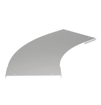 Фотография товара 'IEK Крышка поворота лестничного LESTA 45град основание 200мм R600 CPG05D-4-45-200-10'