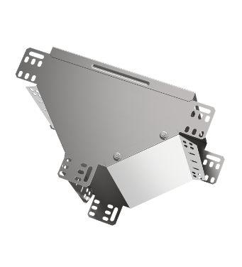 Фотография товара 'IEK Ответвитель Т-образный вертикальный вниз 80х500 HDZ CLM50D-OVN-080-500-HDZ'