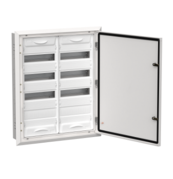 Фотография товара 'IEK TITAN 5 Корпус металлический ЩРв-96 (2х48) 755х625х130мм IP31 белый (одна дверь) TI5-50-V-2X048-31'