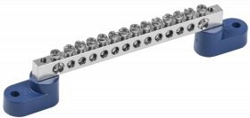 Фотография товара 'IEK Шина N "ноль" на двух угловых изоляторах Ni ШНИ-6х9-14-У2-С, YNN10-14-C2-K07-N'
