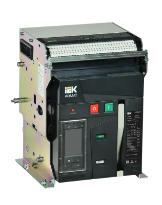 Фотография товара 'IEK ARMAT Воздушный автоматический выключатель стационарного исполнения 3P типоразмер B 85кА 630А AR-ACB-3FB-085-0630A-TTCF'