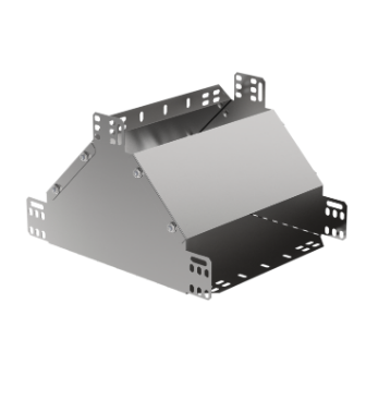 Фотография товара 'IEK Ответвитель Т-образный вертикальный вверх 80х500 HDZ CLM50D-OVV-080-500-HDZ'