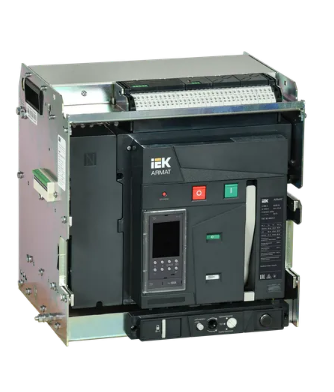 Фотография товара 'IEK ARMAT Воздушный автоматический выключатель выдвижного исполнения 4P типоразмер A 66кА 800А AR-ACB-4VA-066-0800A-TDCF'