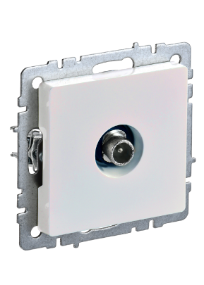 Фотография товара 'IEK BRITE Розетка TV проходная РТВ10-0-БрЖ жемчуг BR-A10-P-K36'