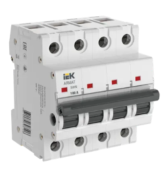 Фотография товара 'IEK ARMAT Выключатель-разъединитель SWN 4P 100А AR-SWN-4-100'