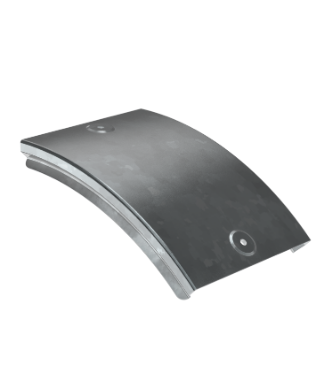 Фотография товара 'IEK Крышка поворота плавного 45град вертикального внешнего (тип В20) ESCA 150мм HDZ CPV41D-0-45-150-08-HDZ'