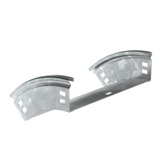 Фотография товара 'IEK ESCA Поворот плавный 45град тип В20 50х200мм HDZ CPV41-0-45-050-200-HDZ'