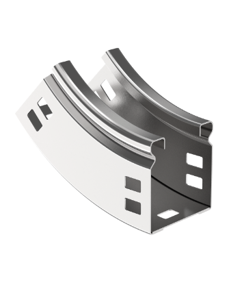 Фотография товара 'IEK ESCA Поворот плавный 45град тип В10 50х150мм CPV51-0-45-050-150'