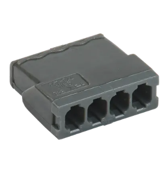 Фотография товара 'IEK Строительно-монтажная клемма СМК 772-244 компактная с пастой (4шт/упак) UKZ31-244-004'