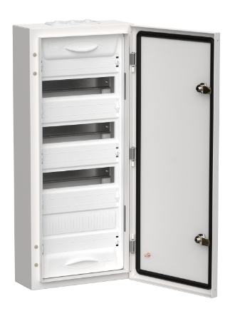 Фотография товара 'IEK TITAN 5 Корпус металлический ЩРн-48 (1х48) 710х310х140мм IP54 белый (одна дверь) TI5-50-N-048-54'