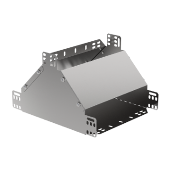 Фотография товара 'IEK Ответвитель Т-образный вертикальный вверх 100х500 HDZ CLM50D-OVV-100-500-HDZ'