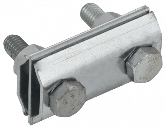 Фотография товара 'IEK ZCC84-11-1-08 Зажим соединительный двойн. сквозной пр.-пр. 8мм'