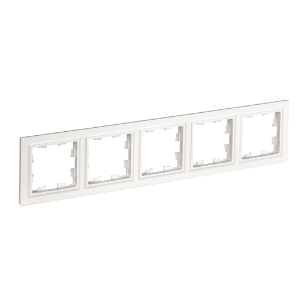 Фотография товара 'IEK BRITE Рамка 5-местная РУ-5-БрБ белый BR-M52-K01'