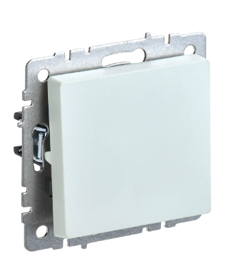 Фотография товара 'IEK BRITE Выключатель 1-клавишный проходной 10А ВС10-1-6-БрЖ жемчуг BR-V12-0-10-K36'