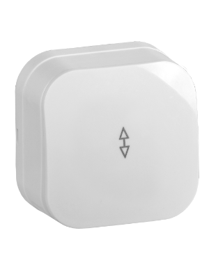 Фотография товара 'IEK Выключатель 1-клавишный для открытой установки проходной ВСп10-1-0-ХБ 10А GLORY белый EVH12-K01-10'