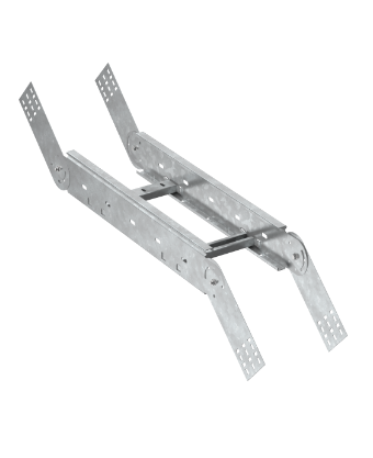 Фотография товара 'IEK Поворот вертикальный шарнирный лестничный LESTA 100х500мм HDZ CPV06-4-100-500-HDZ'