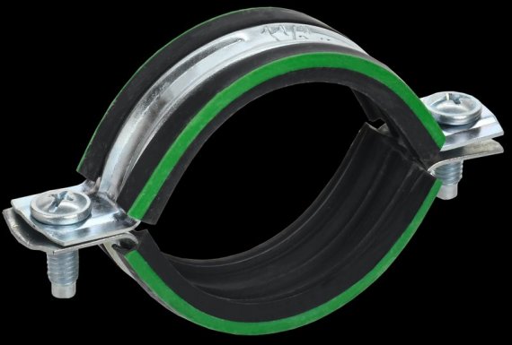 Фотография товара 'IEK ET-MP40D-SK-020-02-160 ELASTA Скоба метал. двухкомп. с резин. уплотн. d=20-24мм'