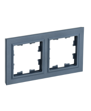 Фотография товара 'IEK BRITE Рамка 2-местная РУ-2-БрМ маренго BR-M22-K35'