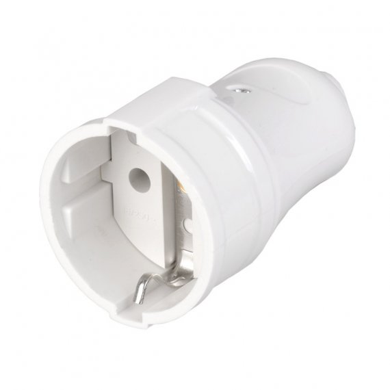 Фотография товара 'IEK РПп10-01-Ст Розетка разборная прямая 16А ERP10-16-01-K01'