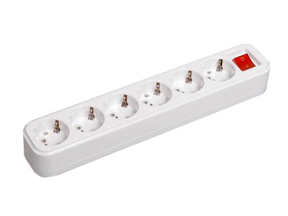 Фотография товара 'IEK Колодка К06В 6 места 2Р+РЕ 16А/250В KYP11-16-06-00-ZK'