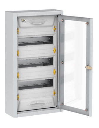 Фотография товара 'IEK TITAN 5 Корпус металлический ЩРн-36 прозрачная дверь IP31 УХЛ3 MKM16-N-036-31-Z-U'