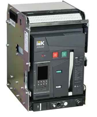 Фотография товара 'IEK ARMAT Воздушный автоматический выключатель выдвижного исполнения 3P типоразмер A 55кА 800А AR-ACB-3VA-055-0800A-TDCF'