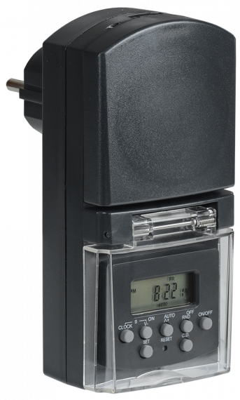 Фотография товара 'IEK Розетка-таймер электронный РТЭ-3 1мин 7дн 140on/off 16А IP44, ERT-10-1-16-N-01-5-44-K01'