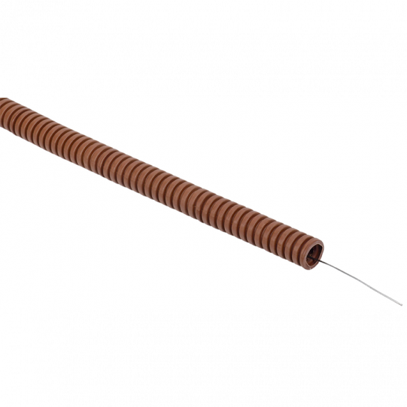 Фотография товара 'IEK ET-TG21-121-025-100-K24 ELASTA Труба гофр. ПВХ d=25мм с зондом'