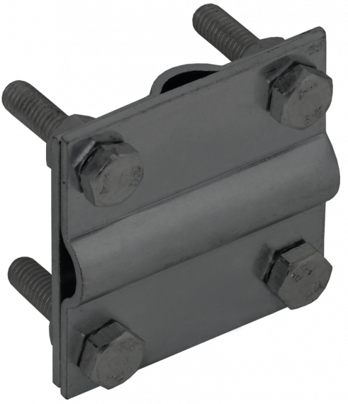 Фотография товара 'IEK ZCC13-13-1-08-30 Зажим крестообразный пол./пр.-пол./пр. 30/8мм оц. сталь TD'