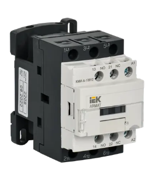 Фотография товара 'IEK ARMAT Контактор КМИ-А-10912 LC1D 9А 110В/АС3 1НО/1НЗ AR-ACC-11-009-110-11'
