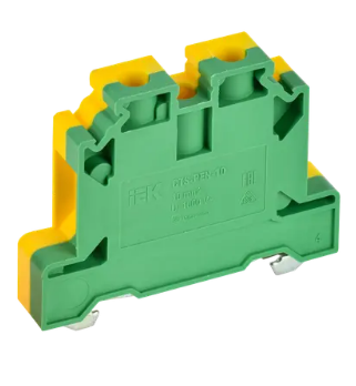 Фотография товара 'IEK Колодка клеммная CTS-PEN заземляющая 10мм2 желто-зеленая  YCT11-00-K52-010'