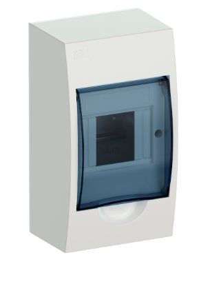 Фотография товара 'IEK Бокс ЩРН-П-4 модуля навесн.пластик IP41 MKP12-N-04-40-20-U'