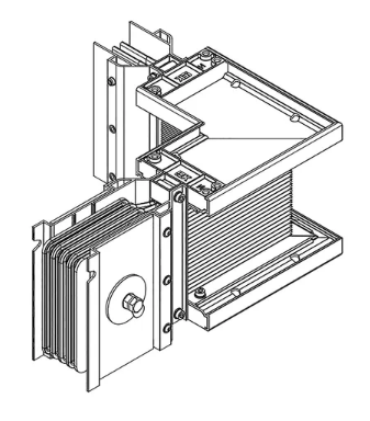 Фотография товара 'IEK LINEBAR Секция угловая левая 4000А Al 3L+N+PER некрашеная IP55 транспортировочная LB-4000A4-25-F-LL'