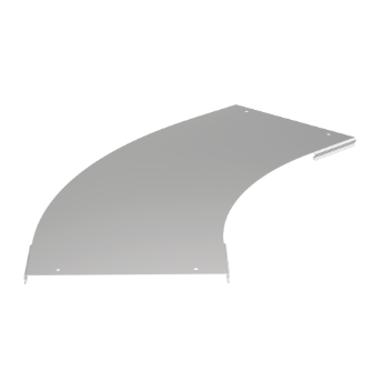 Фотография товара 'IEK Крышка поворота лестничного LESTA 45град основание 400мм R600 CPG05D-4-45-400-10'