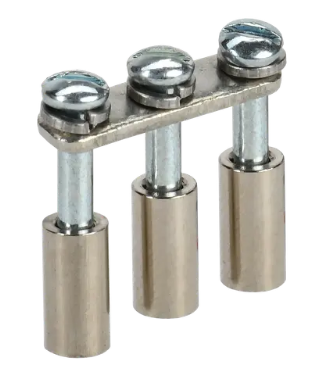 Фотография товара 'IEK Перемычка в сборе для колодки клеммной CTS 4мм2 3PIN YCT10-00-K03-004-A-3P'