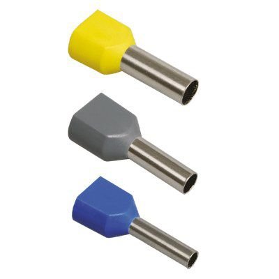 Фотография товара 'IEK Наконечник-гильза НГИ2 4,0-12 с изолированным фланцем UTE10-D4-0-100'