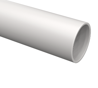 Фотография товара 'IEK Труба гладкая жесткая ПВХ d=25мм белая 2м (50м/компл) CTR10-025-K01-2-050'