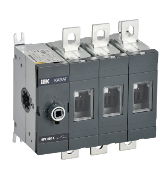 Фотография товара 'IEK KARAT Выключатель-разъединитель ВРК без рукоятки управления 3P 200А KA-VR10-3-0200'