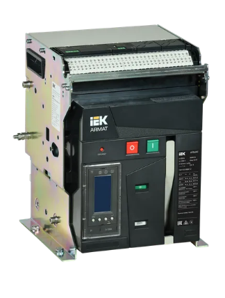 Фотография товара 'IEK ARMAT Воздушный автоматический выключатель стационарного исполнения 3P типоразмер B 85кА 630А AR-ACB-3FB-085-0630A-TYCF'