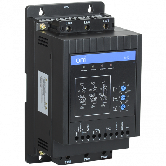 Фотография товара 'IEK SFB-33-D75-A-10 УПП SFB 3Ф 380В 7,5кВт 15A Uупр 110-220В Modbus ONI'
