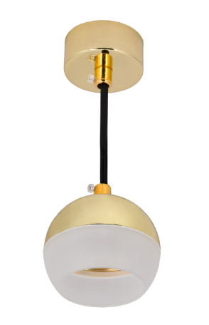 Фотография товара 'IEK LIGHTING Светильник 4012 подвесной под лампу GX53 золото LT-UCB0-4012-GX53-1-K22'