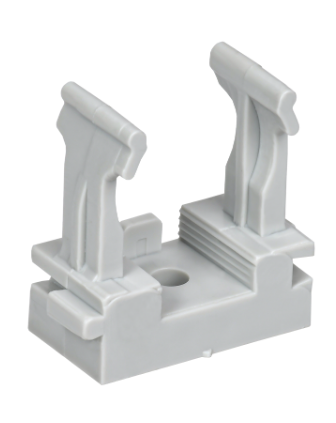 Фотография товара 'IEK ELASTA Держатель с защелкой для гофрированных труб под монтажный пистолет CFM20 ET-TA10D-CFM-020-K41-100'