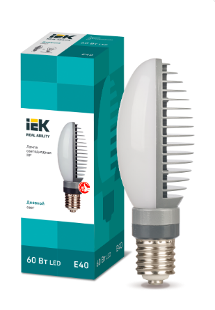 Фотография товара 'IEK Лампа светодиодная HP 60Вт 120град 230В 5000К E40 поворотный цоколь LLE-HPR-060-230-50-E40'