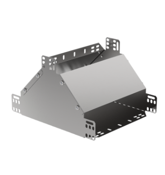 Фотография товара 'IEK Ответвитель Т-образный вертикальный вверх 80х200 HDZ CLM50D-OVV-080-200-HDZ'